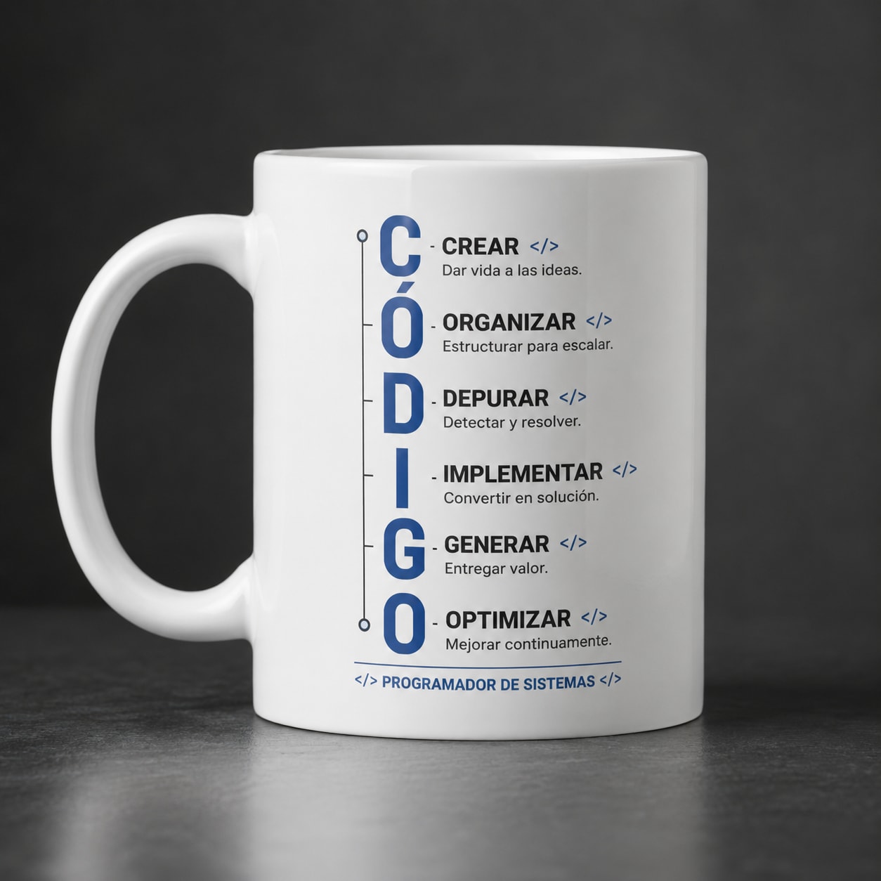 Taza PROGRAMADOR Modelo 8